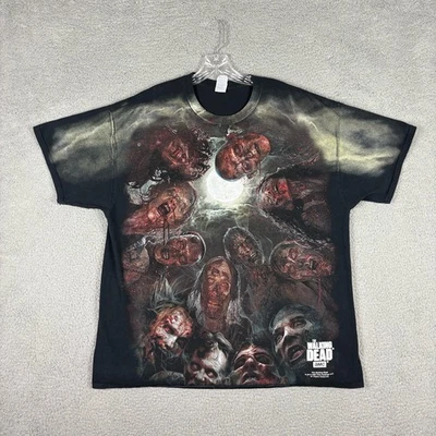 Camiseta The Walking Dead Para Hombre 2XL Zombie AOP Película de Terror TV Grunge Metal Foto 1 de 4