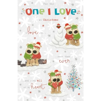 Boofle For The One I Love Christmas Card All My Heart Cute Xmas Greeting Cards