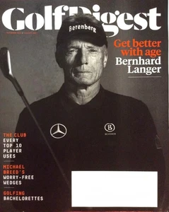 GOLF DIGEST MAGAZINE DECEMBER 2025 JANUARY 2026 BERNHARD LANGER - Picture 1 of 1