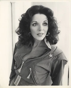 Joan Collins Tales of the Unexpected era Glamour Original 8x10 Photo Stamped - Picture 1 of 2