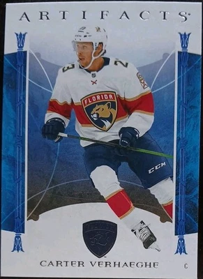 2022 - 2023 Upper Deck Artifacts Carter Verhaghe Panthers #35 Hockey Card - Image 1 of 2