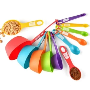 12Pcs Tablespoons Measuring Cup Set Plastic PP Graduated Measure Spoon For⊹ - Picture 1 of 12