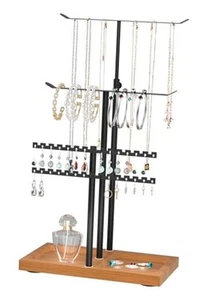Jewelry Organizer Stand, Necklace Jewelry Holder for Necklace and Brown - Picture 1 of 8