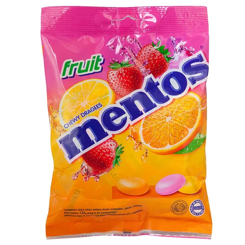 Mentos Fruit Chewy Dragees 135g - image 1 of 1