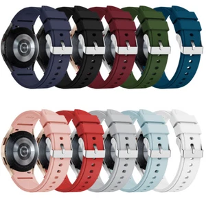 For Samsung Galaxy Watch 4 / Classic Universal Silicone Wrist Band Strap - Photo 1 sur 22