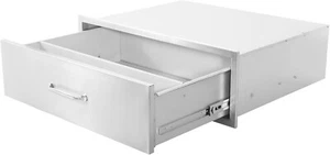 Outdoor Kitchen Drawers 1Drawer Stainless Steel BBQ Access Drawers 30" x 10"x23" - Picture 1 of 7