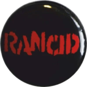Rancid Logo Button NEU 2,5cm Punk Punkrock Oi Skinhead StreetPunk - Picture 1 of 1