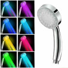 Handheld 7 Farben wechselnde LED Licht Wasser Bad Zuhause Badezimmer Duschkopf Leuchten