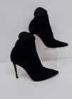 Gianvito Rossi womens ankle heeled boots size uk 5.5 eu 38.5 black high heels 