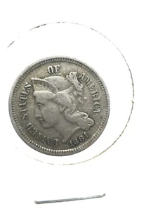 1881 Three-Cent Nickel โ Scarce & Historic! โ Low Mintage! ๐ - Picture 1 of 2