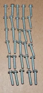 Maschinenschrauben 4/40 Gewinde x 1/2" je 30 Rundkopf Schlitz verzinkt 165W - Bild 1 von 5