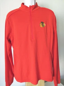 CHICAGO BLACKHAWKS Levelwear RED PULLOVER SWEATER Sweatshirt Hockey NHL track - Picture 1 of 6