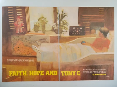 Tony Conigliaro Medias Rojas Béisbol Original SI Artículo 1982 11pg + Anuncio Larry Bird Foto 1 de 4