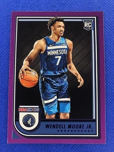 2022-23 #274 Wendell Moore Jr Panini Hoops Basketball Purple Parallel RC - Bild 1 von 2