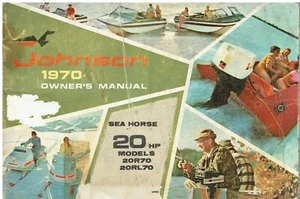 Johnson Sea Horse 20PS 20R70 & 20RL70 Außenborder 1970 Bedienungsanleitung - Bild 1 von 1