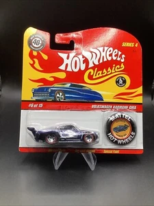 HOT WHEELS CLASSICS 40th ANNIVERSARY VOLKSWAGEN KARMANN GHIA W/ PIN MOMC - Picture 1 of 4