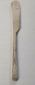 Freundschaftsmedaille Oneida Community Tudor Platte 1932 flacher Griff Buttermesser - Bild 1 von 3