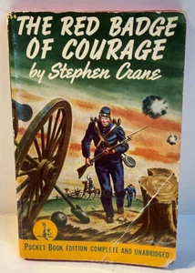 vtg paperback Pocket Books 154 complete The Red Badge of Courage 1951 5th print - Picture 1 of 10
