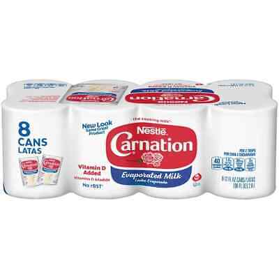 8 PACK Carnation Evaporated Milk 12 oz. cans ...