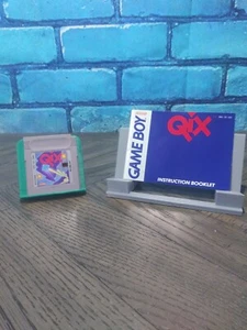 Qix (Nintendo Game Boy, 1990) Authentic Game Cartridge with Instruction Manual - Picture 1 of 5