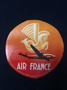 ancienne etiquette autocollante Air France Aviation - Picture 1 of 1