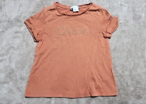 Chloe Girls Logo Top T-Shirt Size 6 - Picture 1 of 8