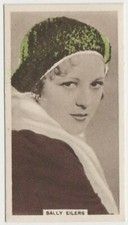 Sally Eilers 1934 Godfrey Phillips Cinema Stars Tobacco Card #5