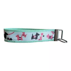 Portachiavi cane scozzese braccialetto fatto a mano portachiavi Scottish Terrier regalo animale domestico - Foto 1 di 5