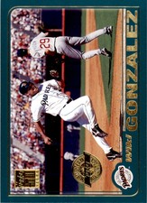 2001 TOPPS WIKI GONZALEZ . SAN DIEGO PADRES #551