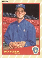 1989 Fleer Superstars Milwaukee Brewers Baseball Card #32 Dan Plesac
