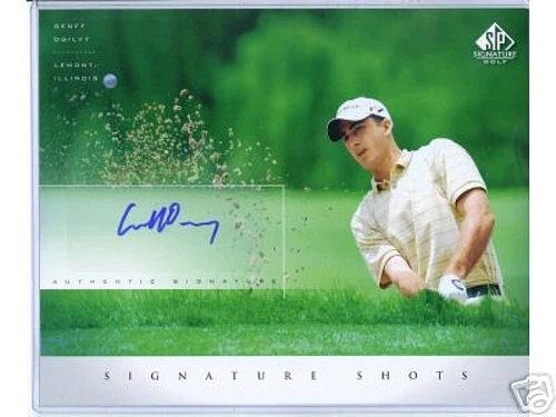 Geoff Ogilvy certified signed autographed 2004 SP Signature Golf 8x10 photo card - Image 1 of 1