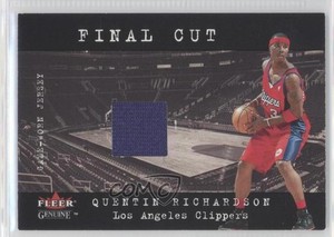 2001-02 Fleer Genuine Final Cut Jerseys Quentin Richardson