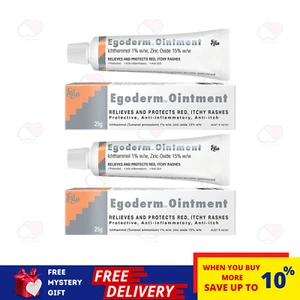 2 X Unguento Egoderma Riduce Rosso, Prurito Ermatite Per Eczema Dermatite Pelle Secca 25g - Foto 1 di 5