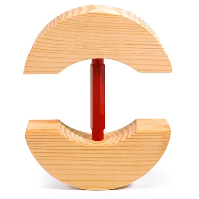 Maca chapéu de madeira tamanho grande modelador ajustável para bonés de beisebol Cowboy Fedora - Imagem 1 de 4