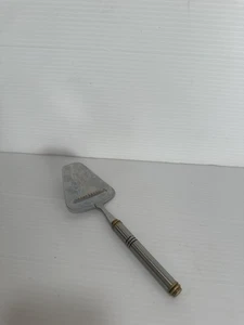 Vintage SPOR NORWAY Stainless Steel CHEESE SLICER FORK w Black W Silver And Gold - Picture 1 of 6