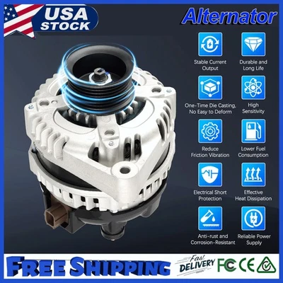 OEM Alternator Fit 2009-2014 Acura TSX 2008-2012 Honda Accord 2.4L 130Amp 11390 Foto 1 de 4