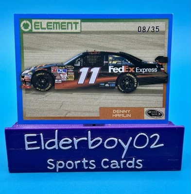 Denny Hamlin /35 Element Blue Parallel 2010 Press Pass Wheels Racing Nascar - Image 1 of 2