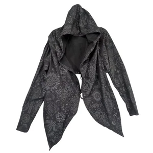 Chaqueta con capucha recortada gótica ritual de culto Killstar para mujer 4XL, emo capricho - Imagen 1 de 6