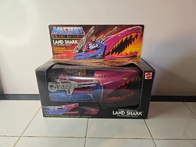 Vehículo LAND SHARK He-Man Masters of the Universe 1984 de colección sellado NUEVO Leer  Foto 1 de 4