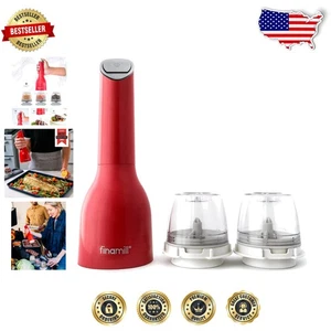 Elegante Set Macina Spezie in Ceramica Sangria - Grossezza Regolabile e Cialde Rapide - Foto 1 di 12