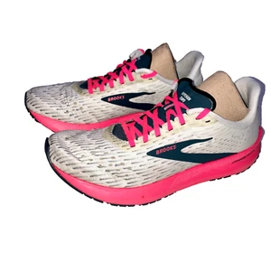 Brooks Hyperion Tempo Running Shoes Womens Sz 9.5 Gray Coral 1203281B110 - Picture 1 of 15