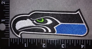 SEATTLE SEAHAWKS EMBROIDERED IRON ON PATCH - Picture 1 of 3