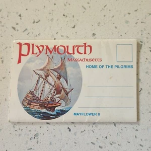 Plymouth Massachusetts Mayflower Vintage Farbe Postkarte Paket - Bild 1 von 5