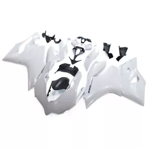 Pearl White Fairings for Ducati 899 1199 Panigale 2012 2013 Injection Bodywork - Picture 1 of 1