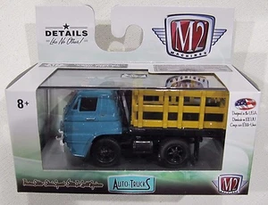 M2 MACHINES AUTO TRUCKS R42 1966 DODGE L600 STAKE BED TRUCK 17-28 - Picture 1 of 3