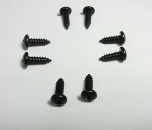 #8 X 1/2" TORNILLOS DE CHAPA METÁLICA CABEZA REDONDA ÓXIDO NEGRO con cabeza Phillips Qty 8 - Imagen 1 de 3