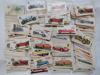 History of the Motor Car in Collectable Brooke Bond & Pg Tips Tea Cards ...