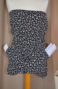schwarz/weißer Jumpsuit Gr. M von Forever 21 - Bild 1 von 4