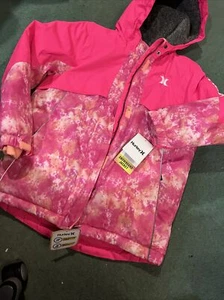 NWT Hurley Snowboarding Girls Sz L  (12/14) Hooded Warm Coat - Picture 1 of 5