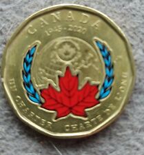 1 x 2020 Canada 75th anniversary of UN Charter Loonie $1